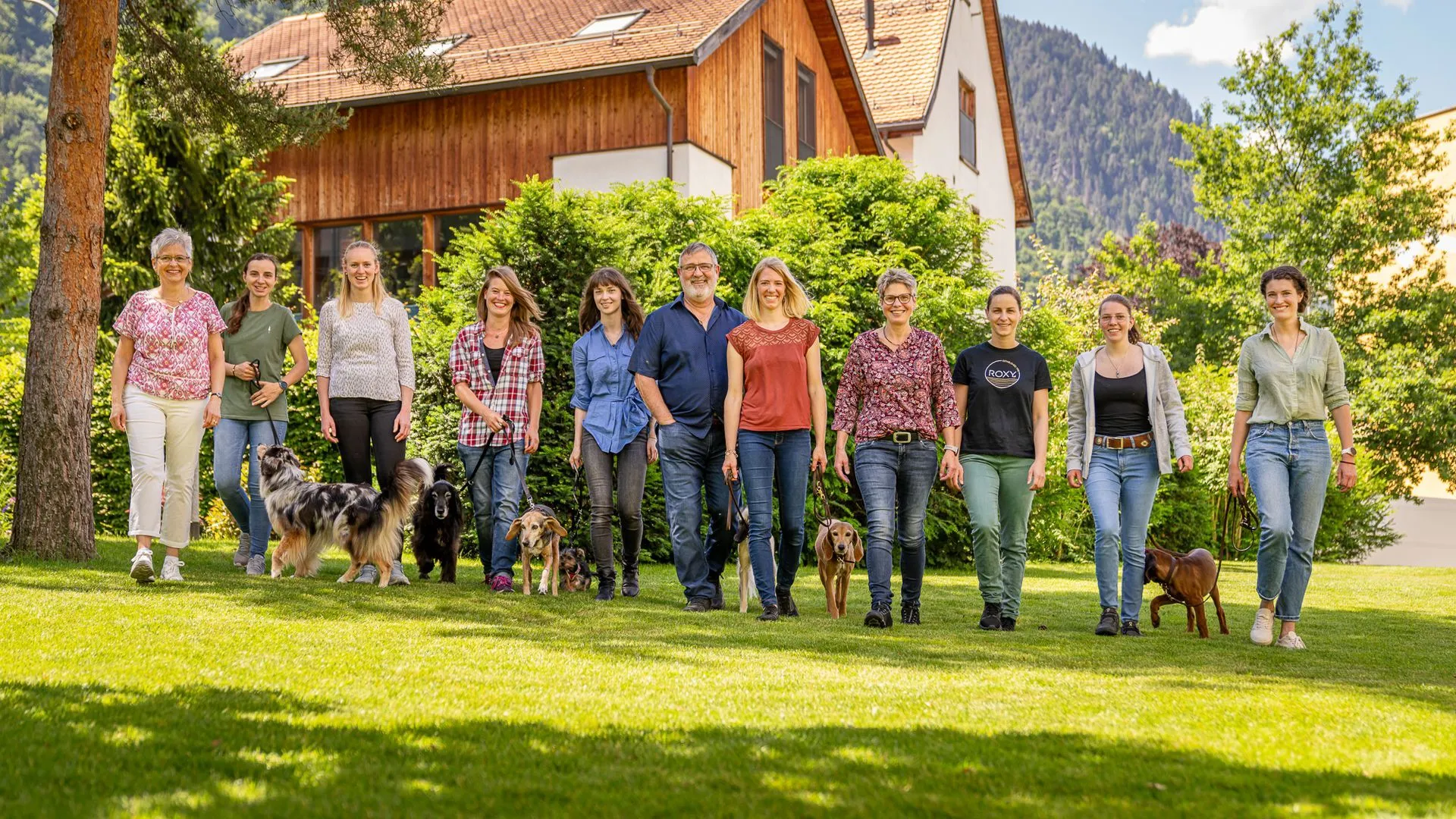 Das Team der Tierarztpraxis Calanda